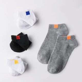 (GS) Kaos Kaki Semata Kaki AB66 / Kaos Kaki Simple Motif Garis / Kaos Kaki Unisex