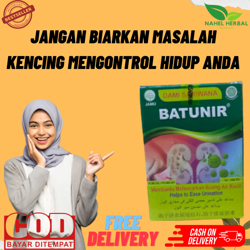 Original Jamu Herbal Infeksi Saluran Kemih Ampuh Kapsul Dami Sariwana Batunir Dewasa - Obat Sehat Su