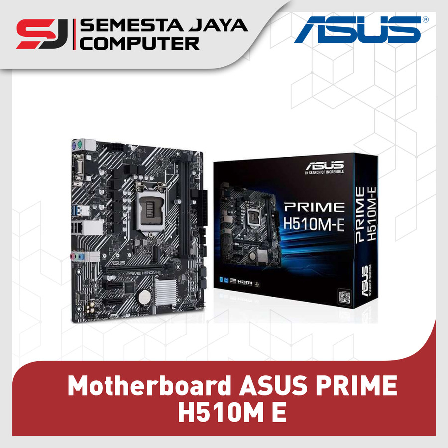 Motherboard ASUS PRIME H510M E mATX LGA1200 HDMI DP D-Sub ASUS H510