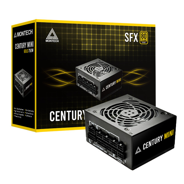 PSU MONTECH CENTURY MINI 750 GOLD | 750W 80 Plus Gold SFX ITX