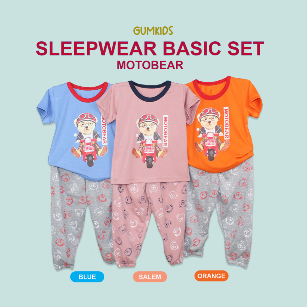 Baju Tidur Anak Setelan Santai Anak Cowok Cewek / Sleepwear Dtf anak / Sleepsuit Piyama