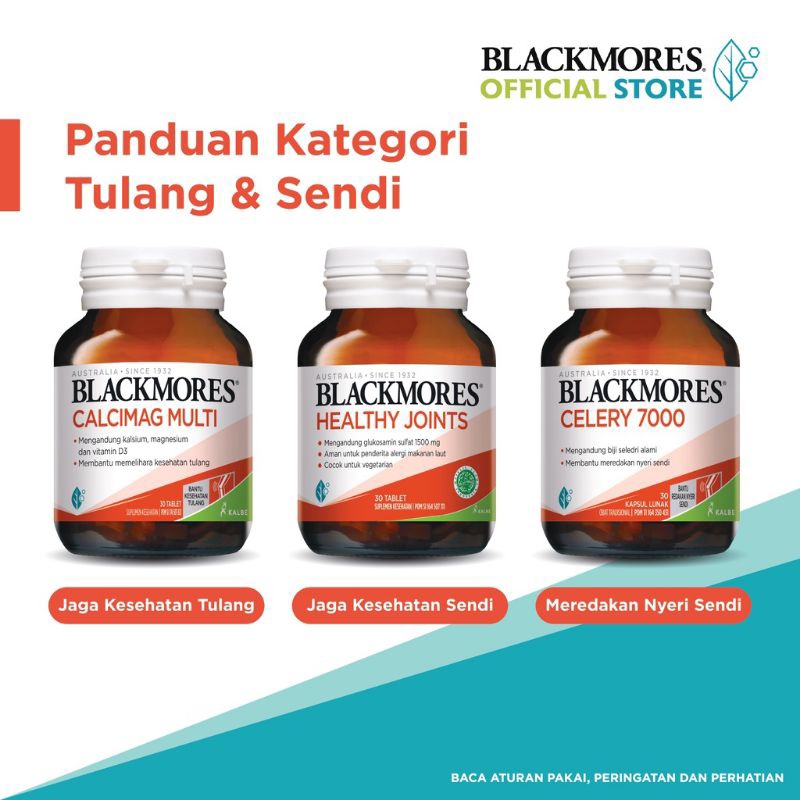 Blackmores - Calcimag Multi 2 Tablet Sehari Isi30 Tablet (Bantu Jaga Kesehatan Tulang) - Blackmores