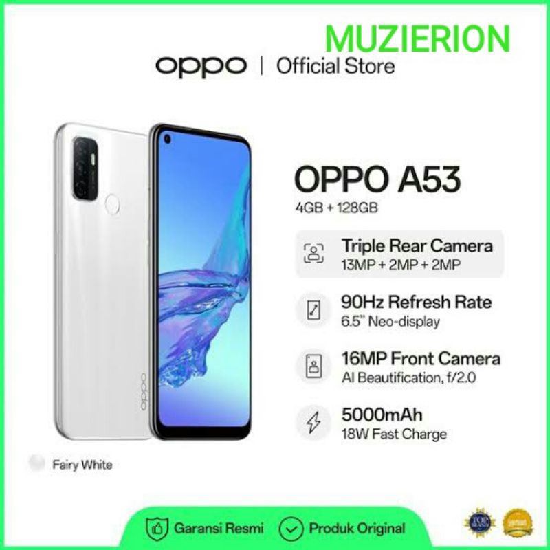 OPPO A53 RAM 4/128 GB GARANSI RESMI