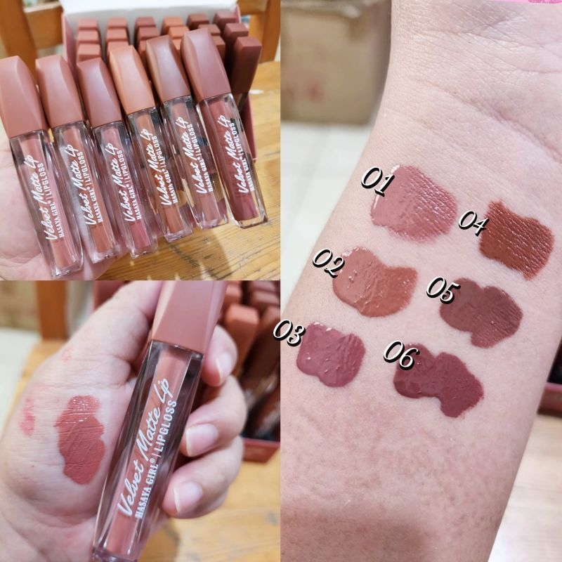 [ SATUAN ] HASAYA VELVET MATTE LIPCREAM JH3765