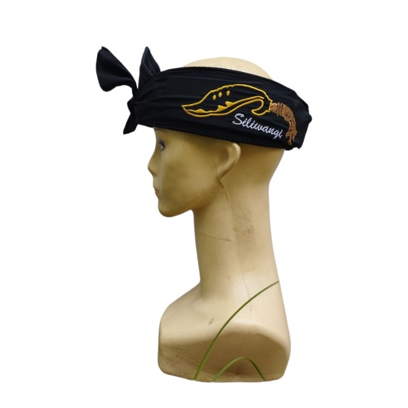 IKET kujang/iket kepala praktis bordir kujang/Iket sunda praktis