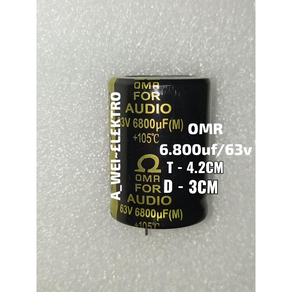 Elco 6800UF 63V Elko 6800 UF 63 V OMR