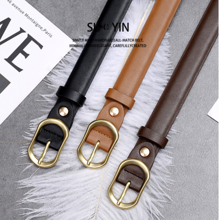 Ikat Pinggang Wanita Gesper Import  Premium Pu Obi Belt Skinny Sabuk Wanita Fashion Aksesoris Murah belt Ootd Korean Style