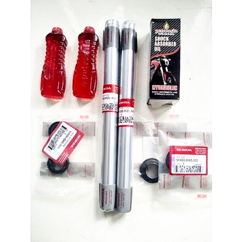 PAKET AS SHOCK BEAT FI VARIO 110 FI 125 SCOOPY SPACY FI KZL (AS SHOCK+SEAL SHOCK PLUS ABU+OLI SHOCK)