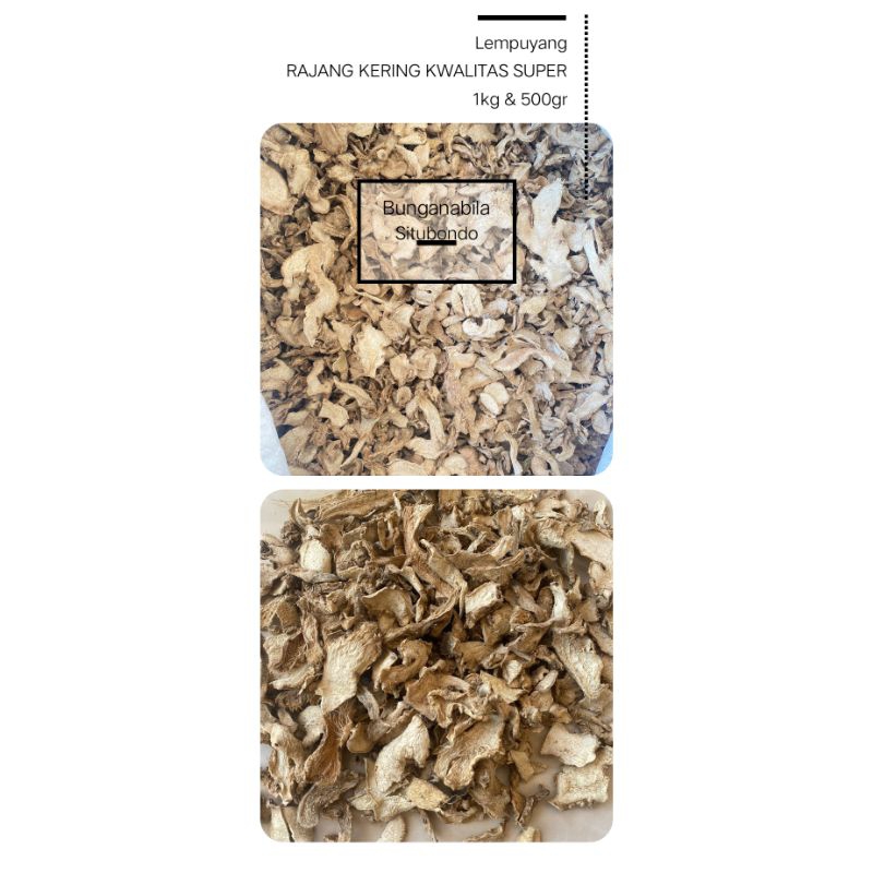 

Lempuyang Kering Rajang 1kg