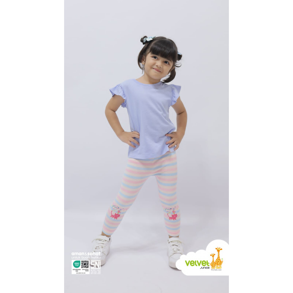 Velvet Junior Legging Motif Anak Girl / Legging Bayi