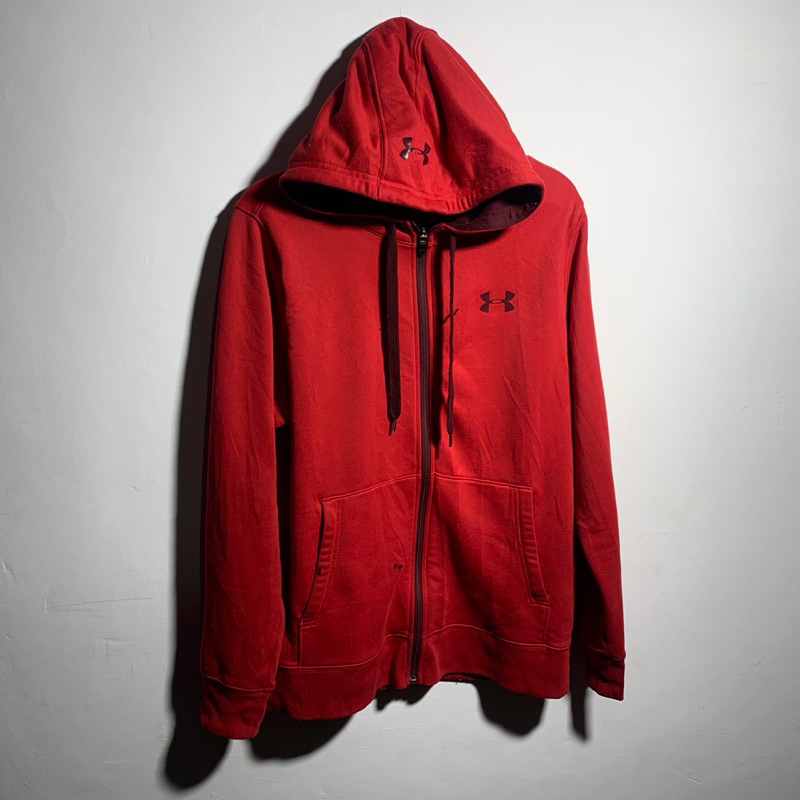 [Under Armour] Red Zipp Hoodie Jacket