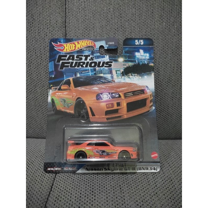 Hotwheels Skyline Gt-R R34 orange