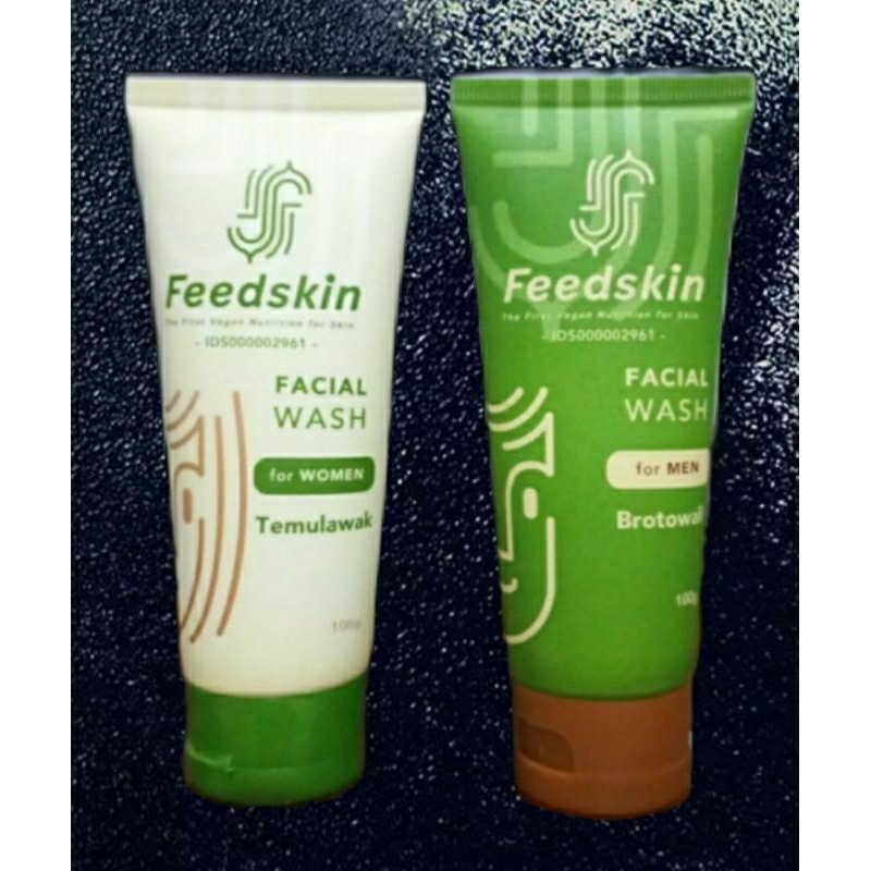 Feedskin Salina Herbal Facial Wash Natural Alami 100%