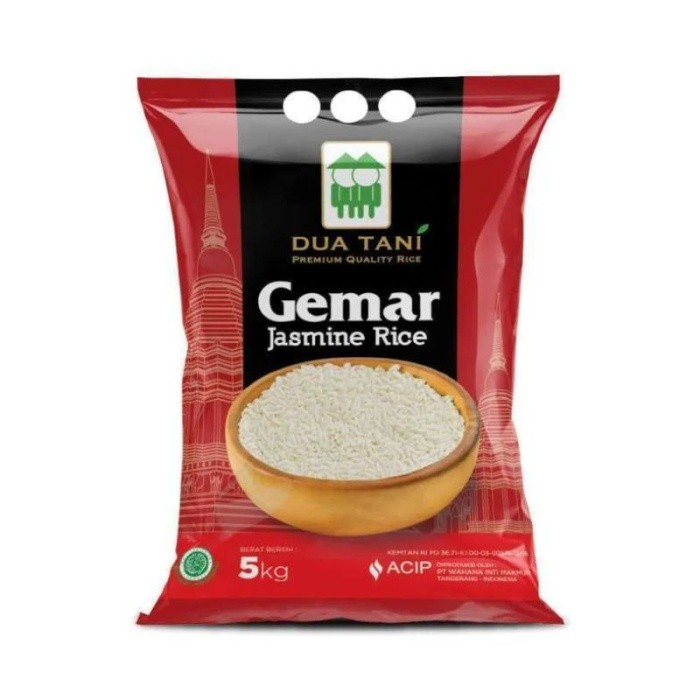 

Beras High Quality Halal Dua Tani Royal Gemar Jasmine 5kg