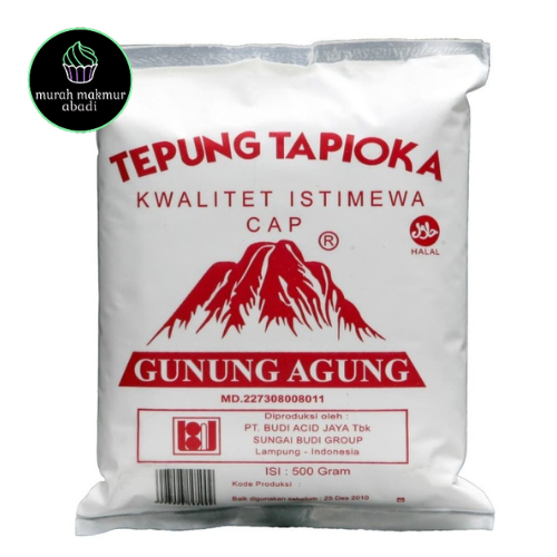 

TEPUNG TAPIOKA CAP GUNUNG AGUNG MERAH 500 GR