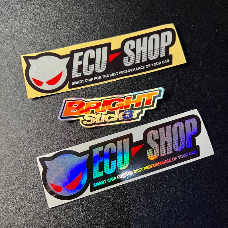 Sticker Stiker ECU SHOP Sticker Mobil Princutt