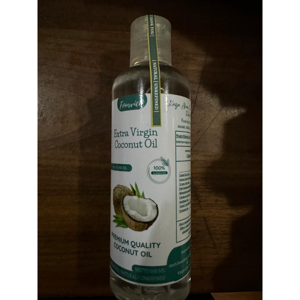 

Extra Virgin Coconut Oil / Nutiver Premiun VCO 250ml / vco fourvico 250ml