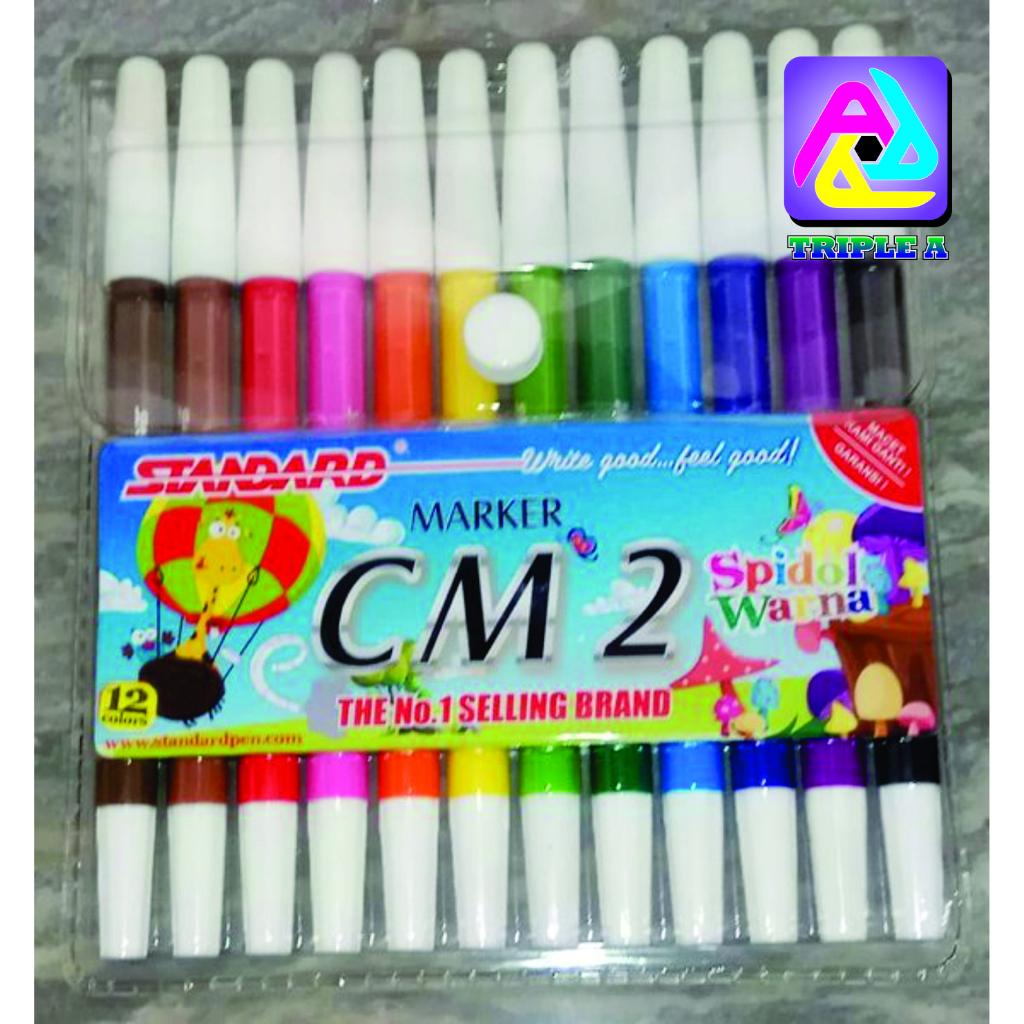 

SPIDOL 12 WARNA STANDARD CM 2
