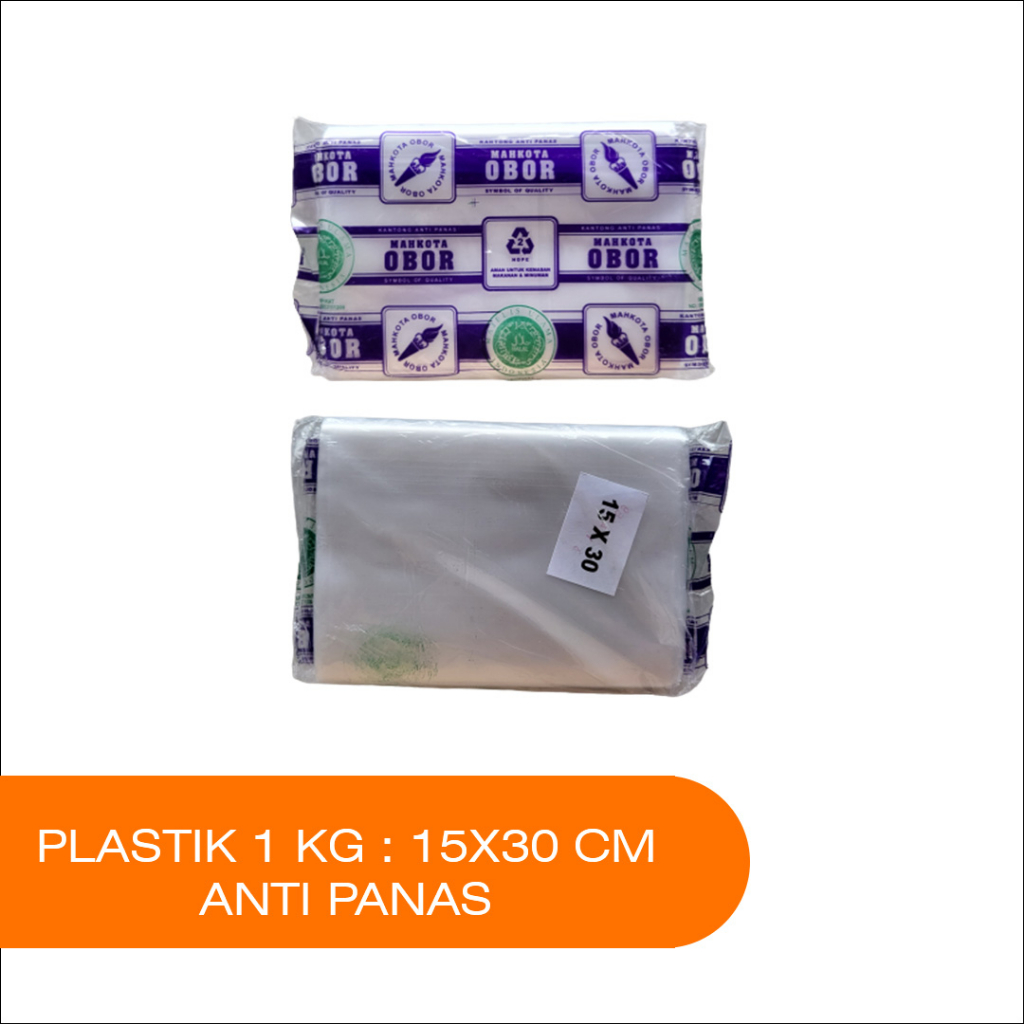 Plastik Kiloan Anti Panas merk Mahkota Obor