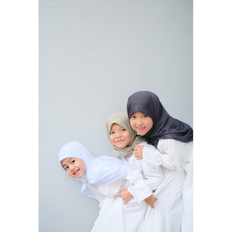 Pashmina instan anak Aluna / hijab anak jilbab anak