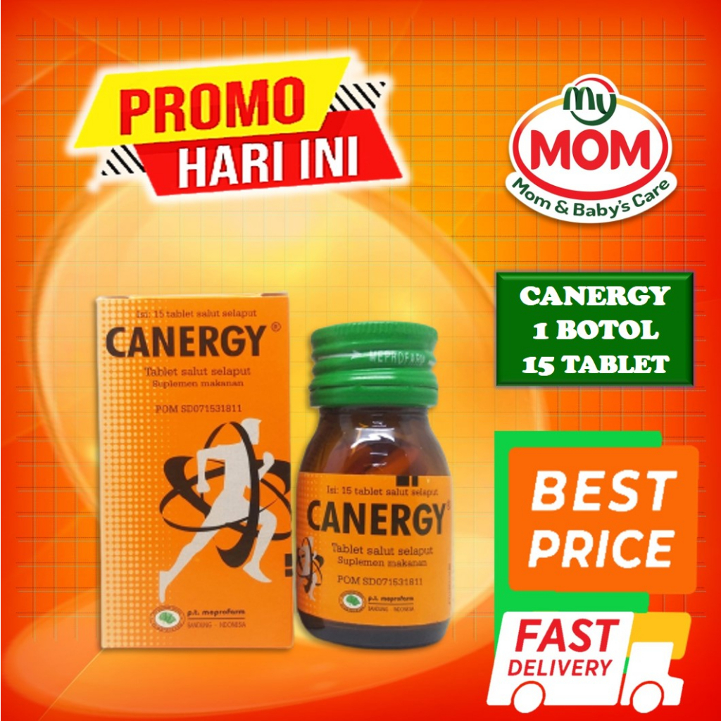 [BPOM] CANERGY Obat Diet Pelangsing Isi 15 Tablet / Mepro / MY MOM