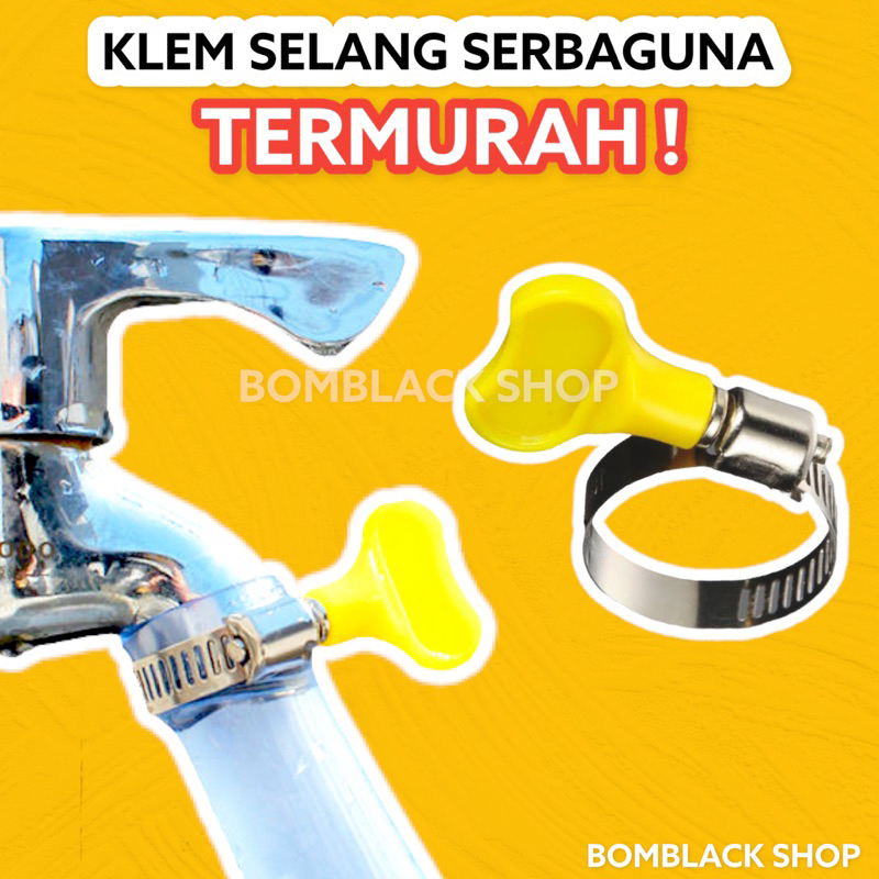 TERMURAH Klem Kuping Selang Air 7/8 inch 7/8&quot; Regulator Kompor Hose Clamp Gas Stainless