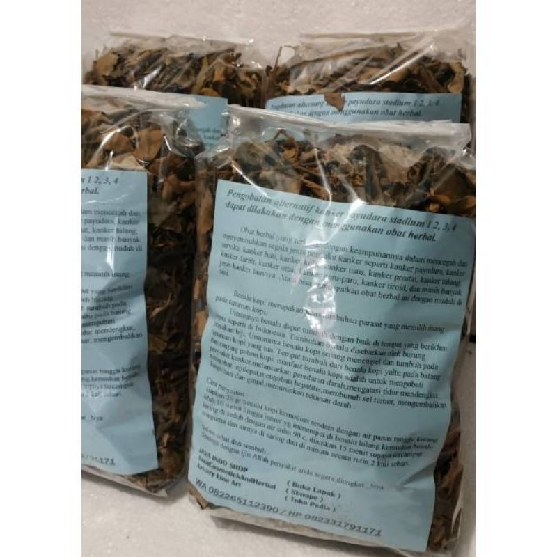 

Benalu kopi kering kemasan 500 gram