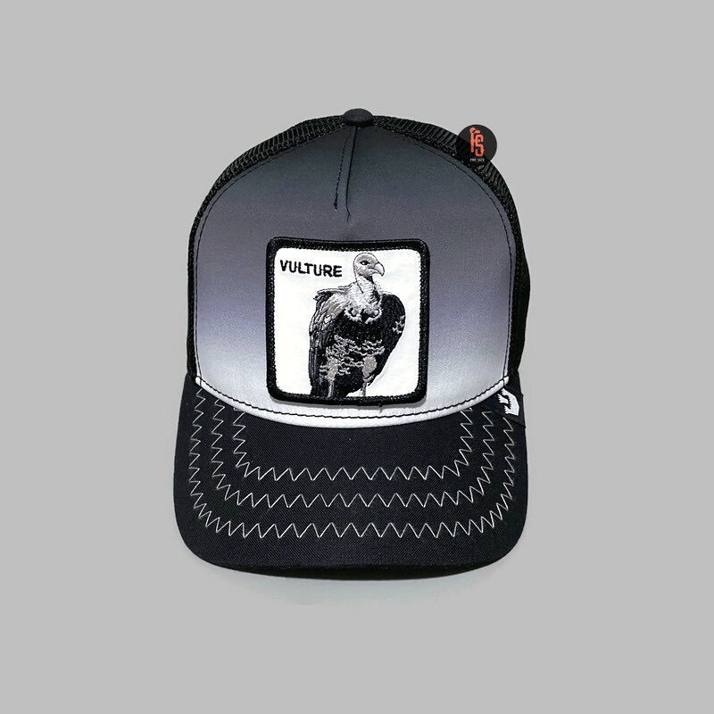 TOPI ORIGINAL GOORIN BROS TRUCKER VULTURE BLACK GRADIENT