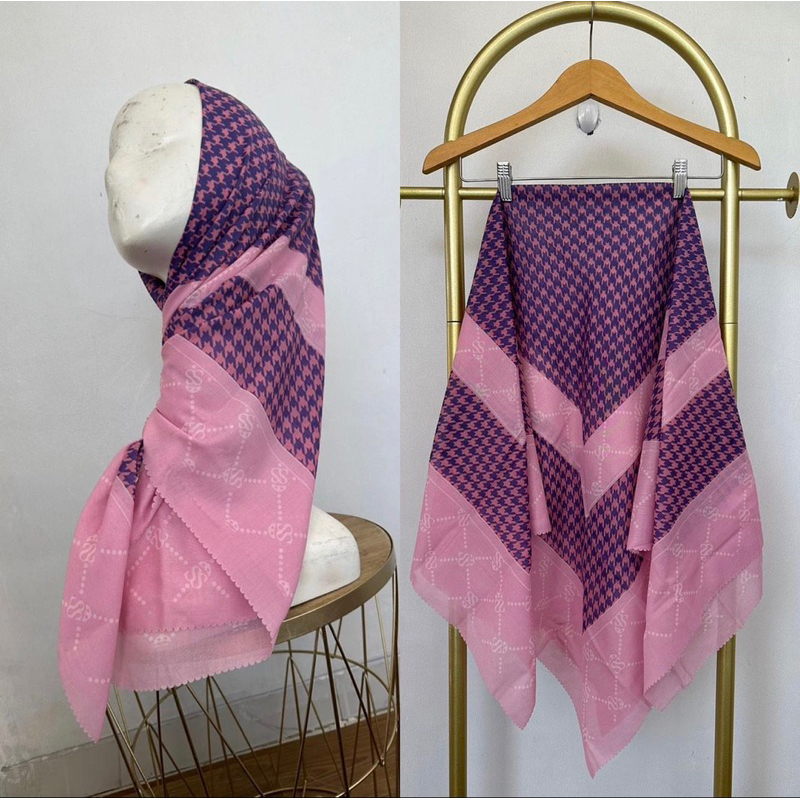 HIJAB VOAL MOTIF TERBARU/MOTIF DENAY RE33/HIJAB VOAL MOTIF SEGI EMPAT/HIJAB SEGI EMPAT VOAL MOTIF TE