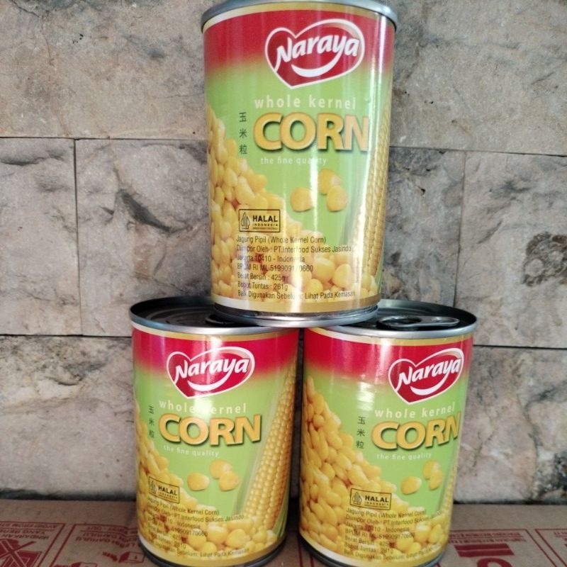 NARAYA WHOLE KERNEL CORN 425 GRAM.