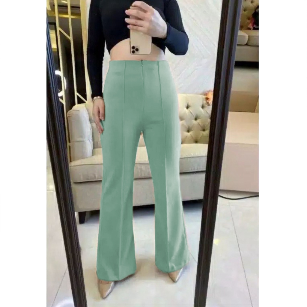 CELANA CUTBRAY SCUBA – CELANA PANJANG WANITA - PANTS SCUBA – CELANA KANTOR WANITA – CELANA KULOT HIGH WAIST – CELANA KERJA WANITA