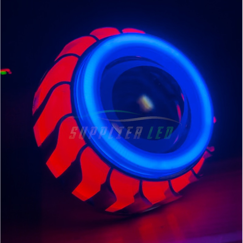 Lampu LED Projie Motor Mobil Tornado Double AE+DE Bisa Hi Low