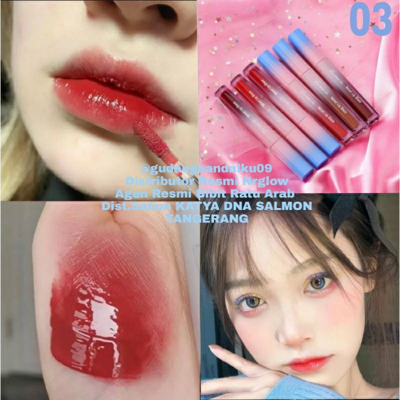 LIPSTIK WATERPROOF - LIPGLOS - LIPSTIK TAHAN LAMA DAN RINGAN - LML 1044-Lipglaze 03