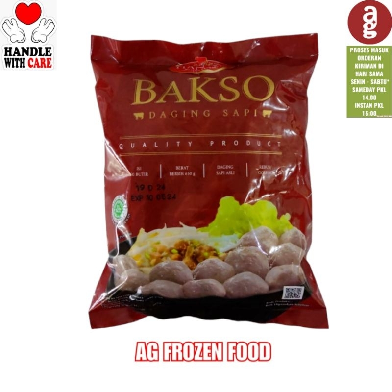 

Hanwe Bakso Sapi Asli isi 50 pcs 650 Gram