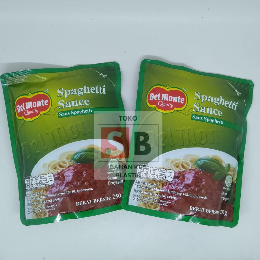 

DEL MONTE SPAGHETTI SAUCE/ SAUS SPAGHETI 250GR