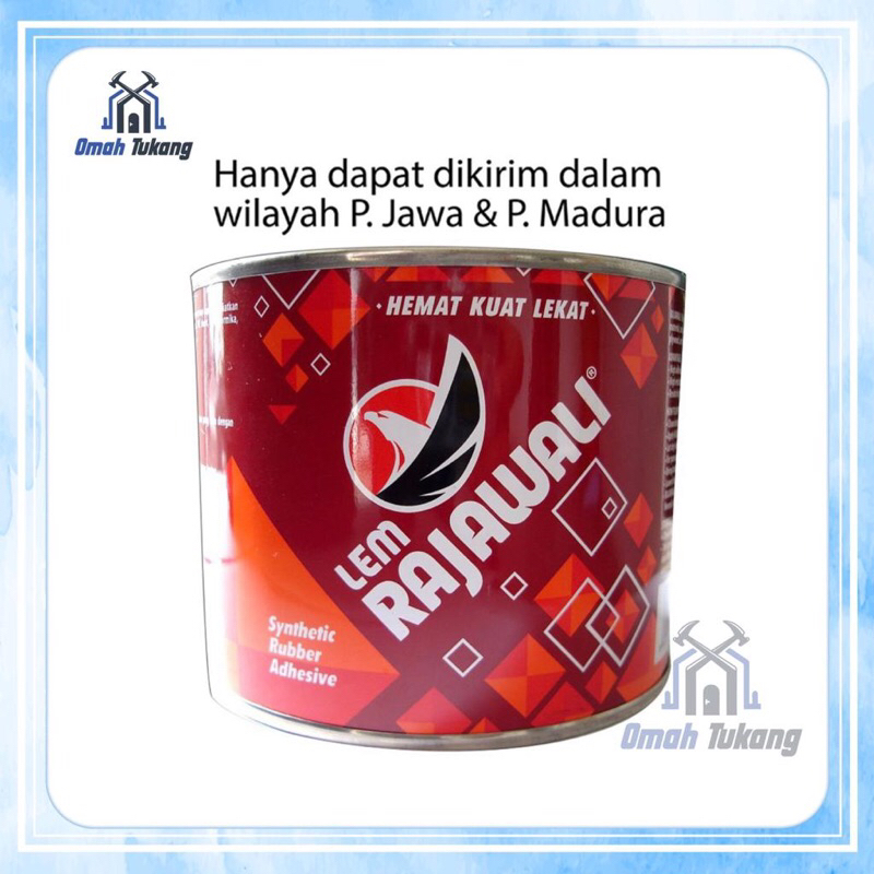 Lem Rajawali Kuning 300gr / Lem Kuning Kaleng / Lem Serbaguna / Lem HPL
