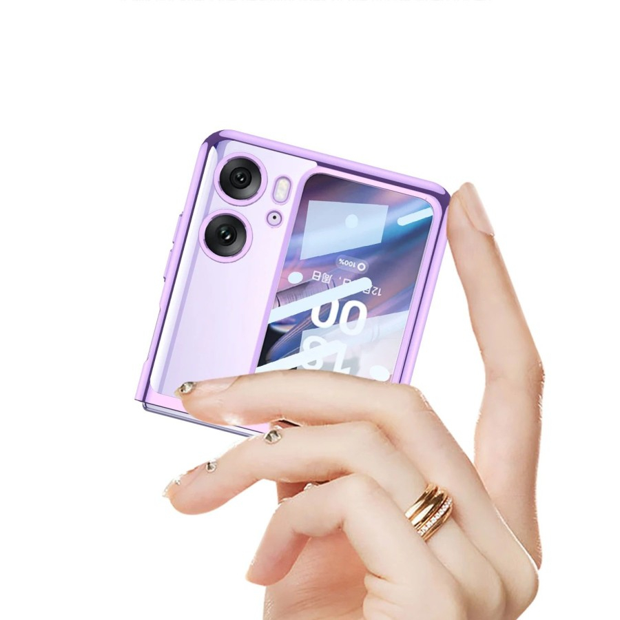 OPPO FIND N2 FLIP SOFTCASE ELECTROPLATING COLORFUL PROTECTIVE CASE TPU SOFTCASE