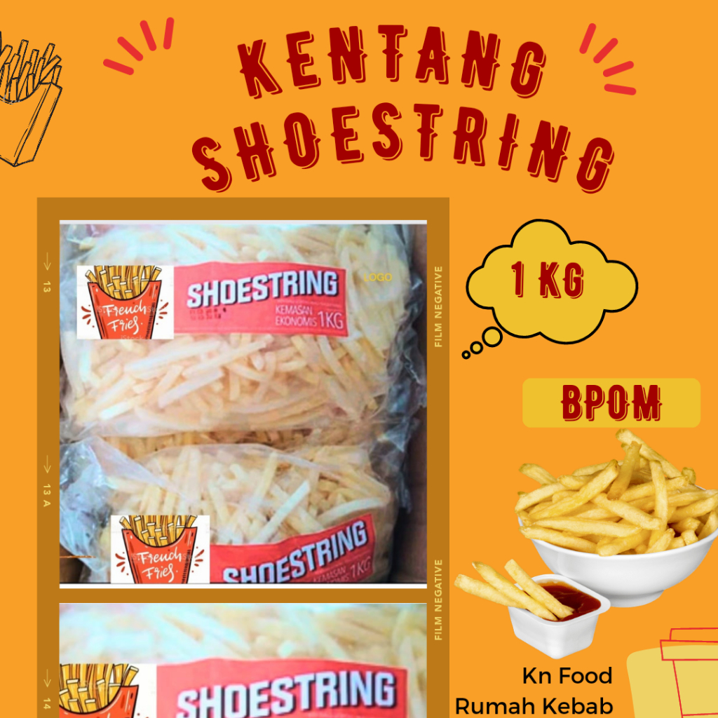 

Kentang Beku Aviko 10kg- Aviko Kentang kemasan 10kg @1kg