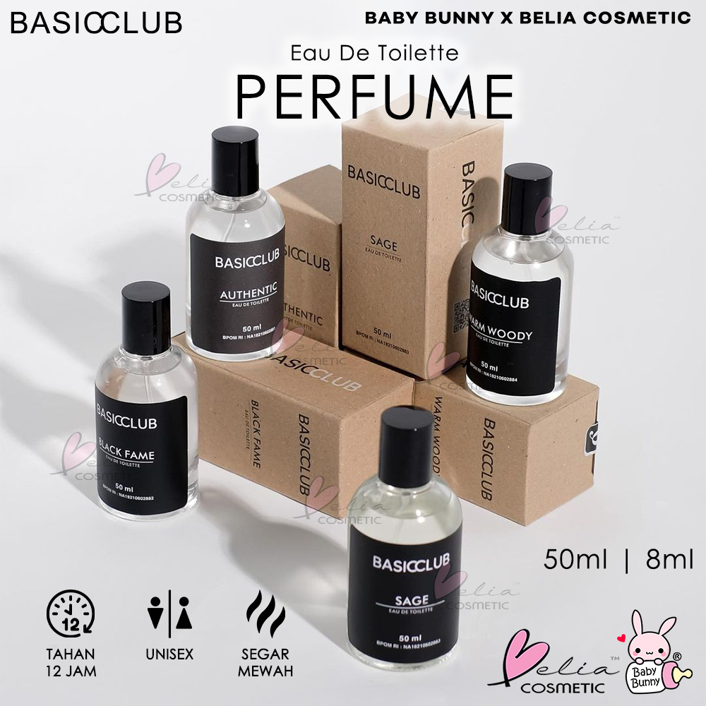 ❤ BELIA ❤ BASICCLUB Eau De Toilette Perfume 50ml | 8ml | Parfum EDT | Wangi Badan By Geamoore