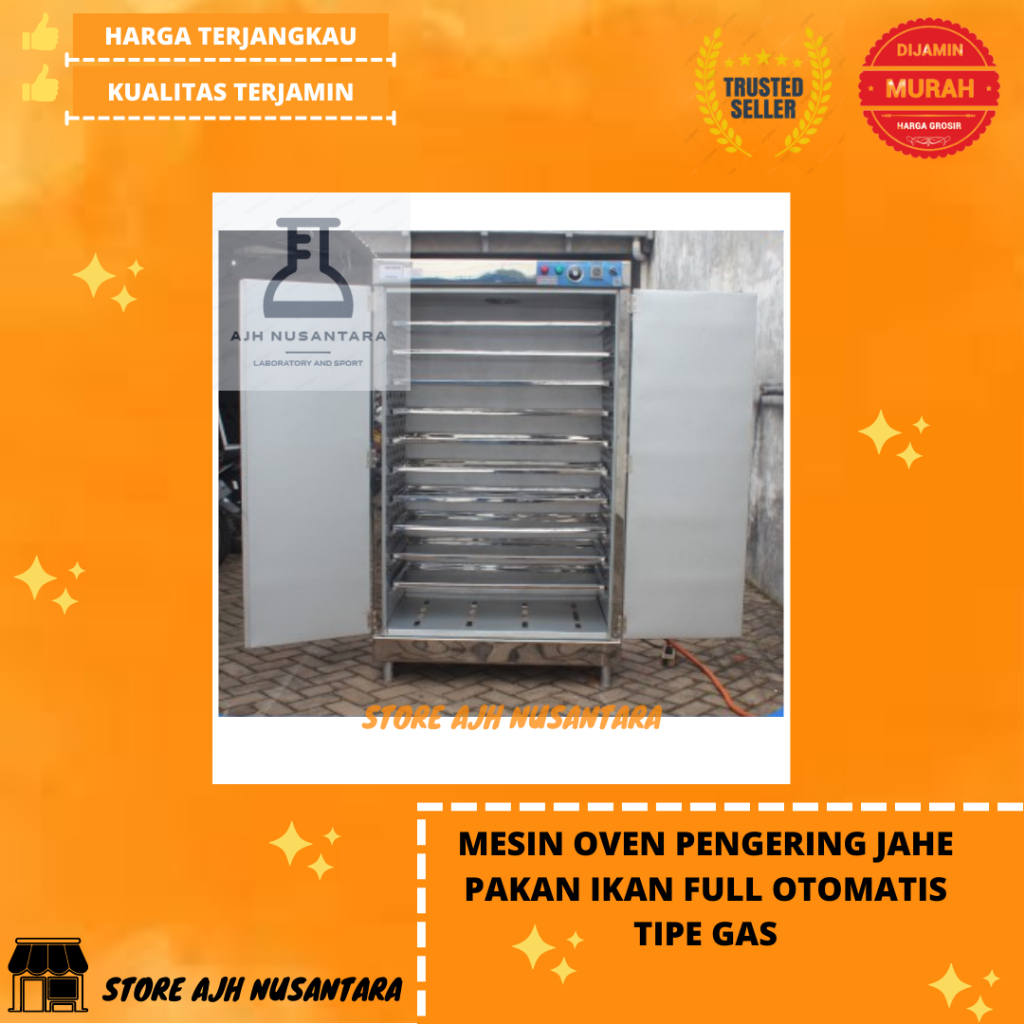 ECO MESIN OVEN PENGERING JAHE PAKAN IKAN FULL OTOMATIS TIPE GAS // Pre Order