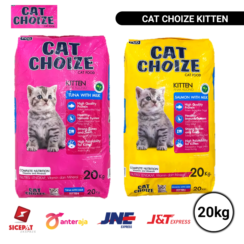 CAT CHOIZE KITTEN 20KG tuna & salmon EKSPEDISI