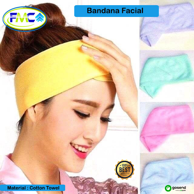 Bando Bandana Mandi Hair band Facial Make Up Dewasa Anak HeadBand Shower Lucu Murah
