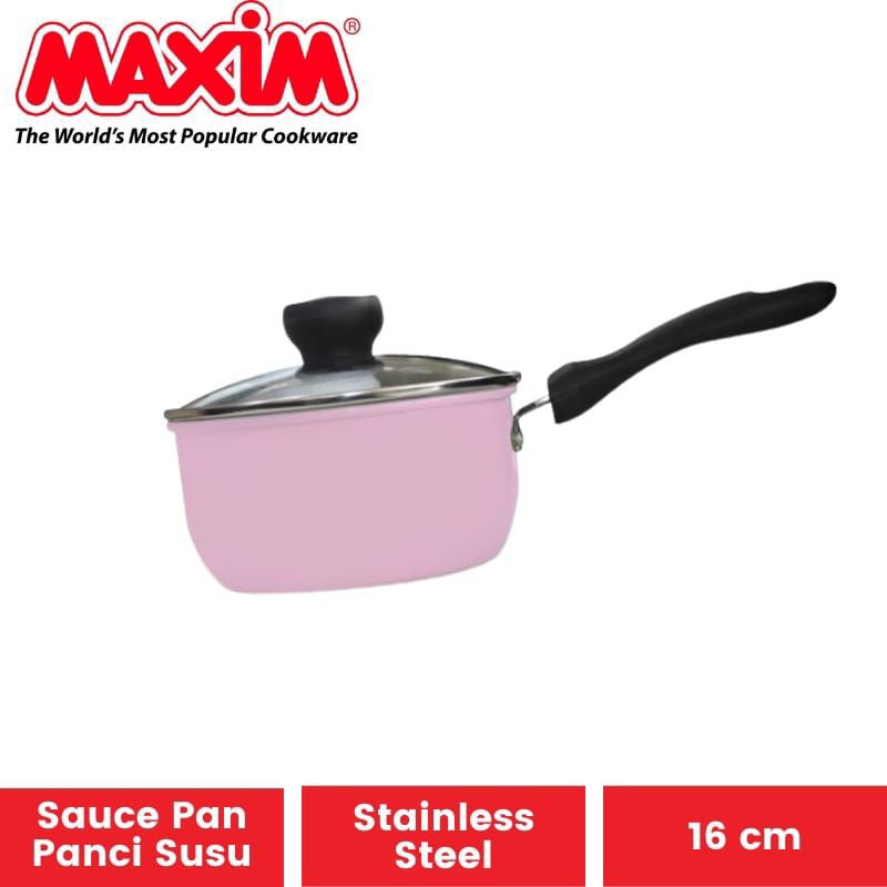 Maxim colouris skyline panci 16cm cocok untuk anak kos,Free box &amp; buble warp