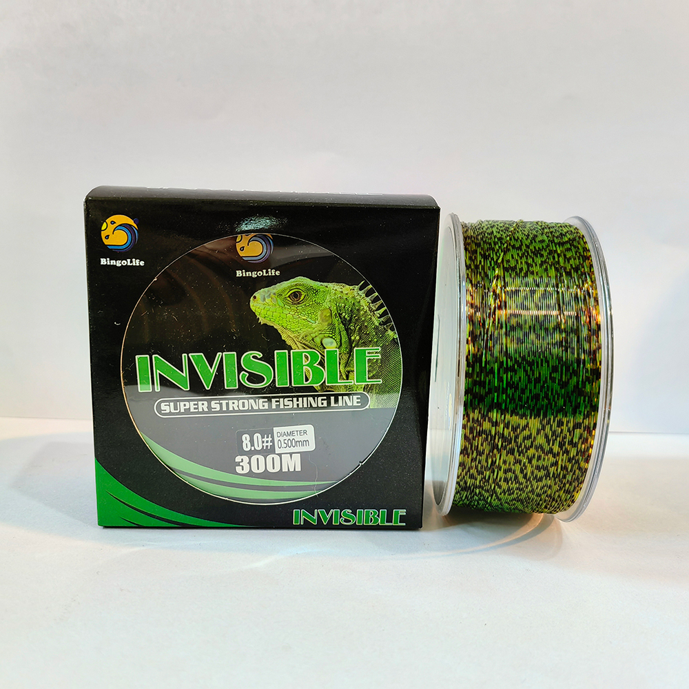 Alat Pancing Senar Nilon Fishing Line Invisible Memancing Senar Speckle Original Benang Pancing Kuat