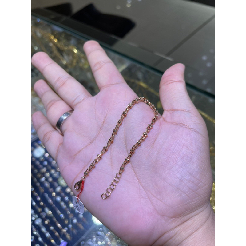 gelang rantai tfni emas 750