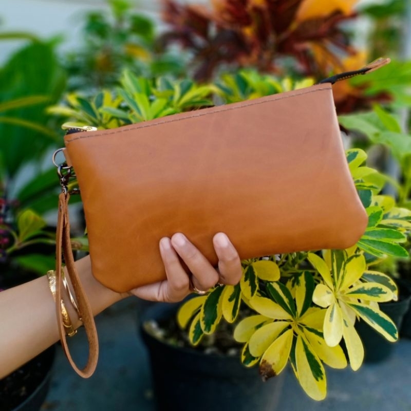 Dompet wanita pouch Bag kulit asli