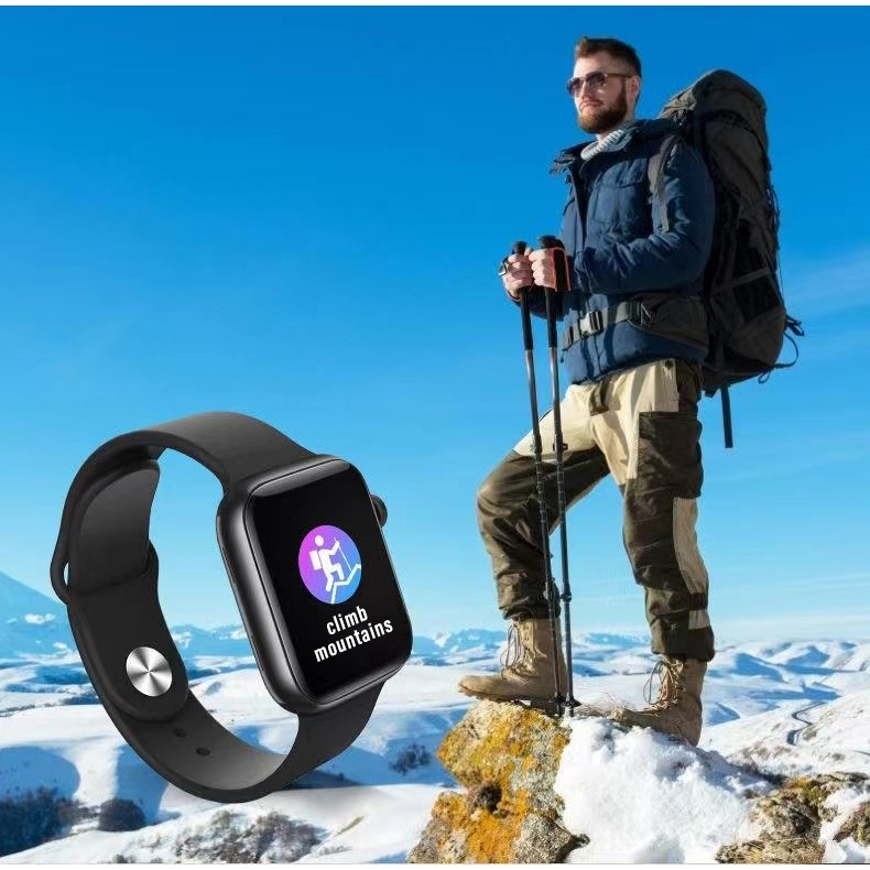 【COD】Viqoo Watch 8 ( EW01) Wireless charging Jam Tangan Pintar Sport Fitness Digital Bluetooth Layar Sentuh Full Touch Screen Bluetooth Call Smart Watch- SW16