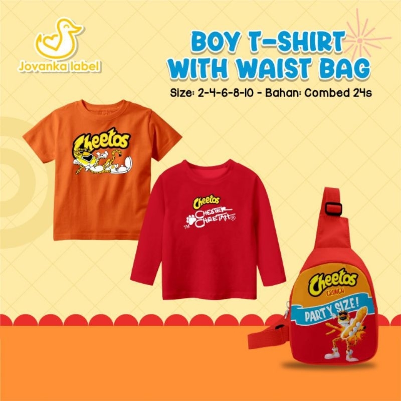 Ready ‼️ Set Koas Boy T-shirt With Waistbag by Jovanka bisa cod