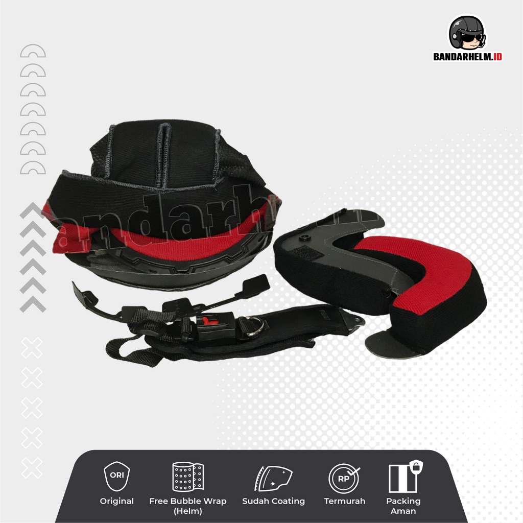 Busa Full set Helm KYT 2 Vision Kancing Plastik Prepet