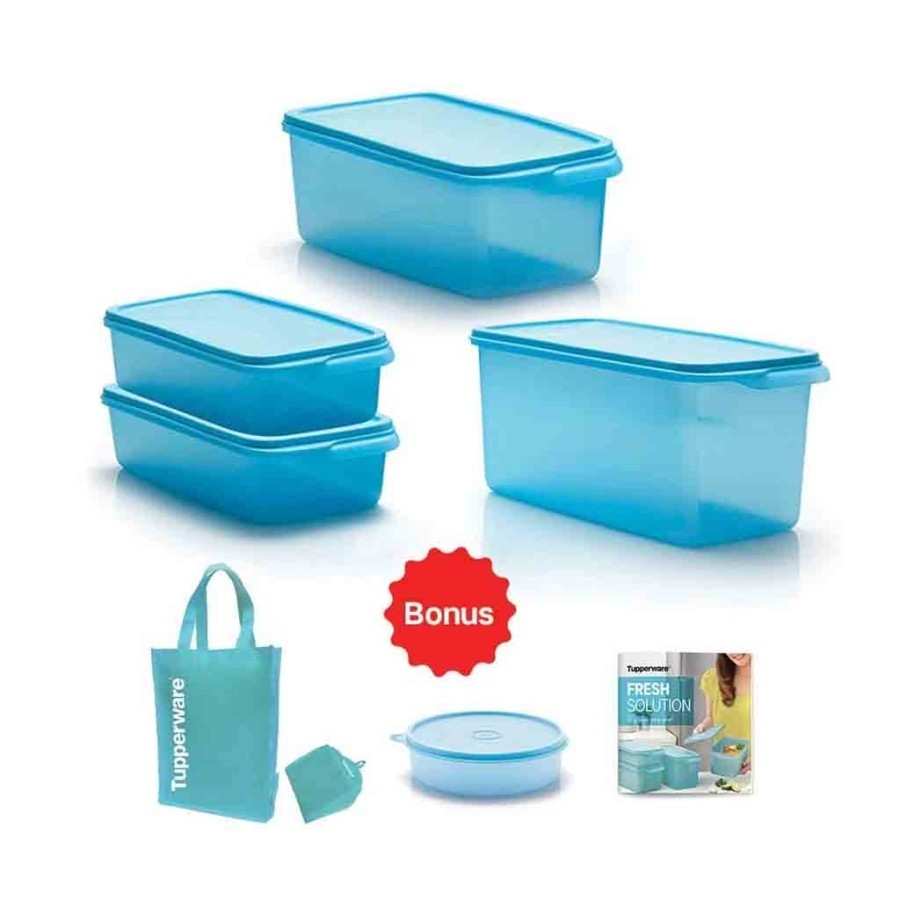 Toples kulkas tupperware freshness / freshia collection set